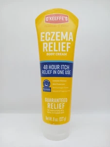 Crema Corporal Alivio Eczema O'Keeffe's TAMAÑO GRANDE, Tubo de 8 Onzas + Ver Fotos - Imagen 1 de 3
