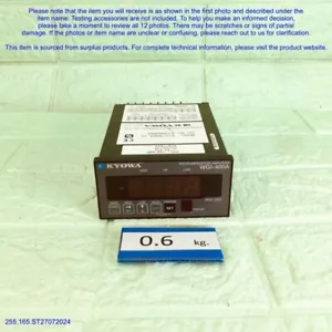 KYOWA WGI-400A, Instrumentation Amplifier as photos, sn:9909, FedExDHL. - Picture 1 of 14