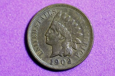 ESTATE FIND 1902 Indian Head Cent #M4710 - Image 1 of 2
