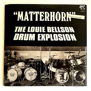 THE LOUIE BELLSON DRUM EXPLOSION Matterhorn 1979 Pablo Vinyl Record LP VG+/VG - Foto 1 di 14