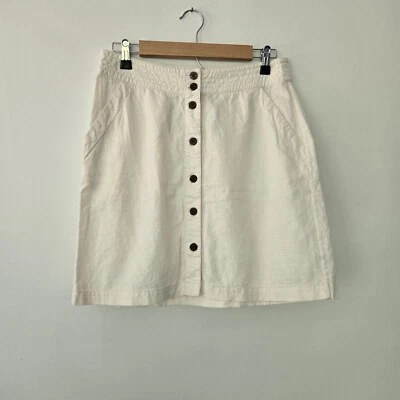 Falda Patagonia Cáñamo/Algodón Botón Frontal Talla 4 Bolsillos Sin Forro Foto 1 de 4