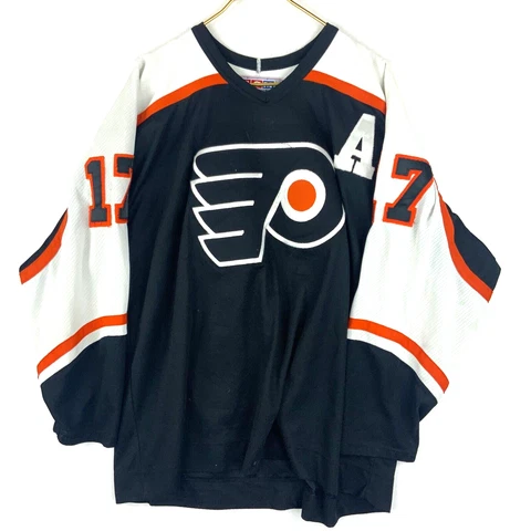 Vintage Philadelphia Flyers Rod Brind’Amour Ccm Jersey Size XL Black Nhl Cover