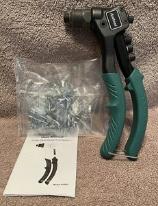 Rivet Tool, Manual with 100Pcs Rivets - Picture 1 of 3