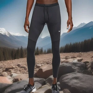 NIKE Men's SZ M Dri-FIT Phenom Running Tight Compression Pants NWT Cz8823 $90 - Picture 1 of 14