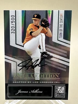 JAMES ADKINS 2007 Donruss Elite Extra Edition AUTOGRAPH #320/500 (#44) -NM/MT - Image 1 of 2