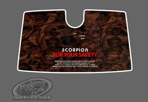 1978-80 Scorpion Snowmobile Whip Dash Decal - Imagen 1 de 1