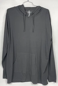 RealEssentials Men's Zip Up Hoodie Size XXL Dark Grey - Picture 1 of 3