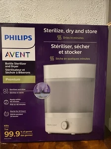 Philips AVENT Premium SCF293/00 Baby Bottle Sterilizer, Dry and Store - Picture 1 of 5