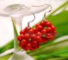 18 19Mm Red 5 6Mm Coral Handwork Weaving Round Ball Dangle Earrings For Women