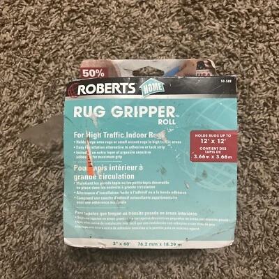 3 pol. X 60 pés Fita de malha sensível à pressão para carpete removível  - Imagem 1 de 3