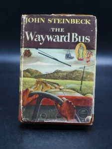 John Steinbeck The Wayward Bus HC/DJ 1947 1st Ed.Signed Presentation Inscription - Picture 1 of 6