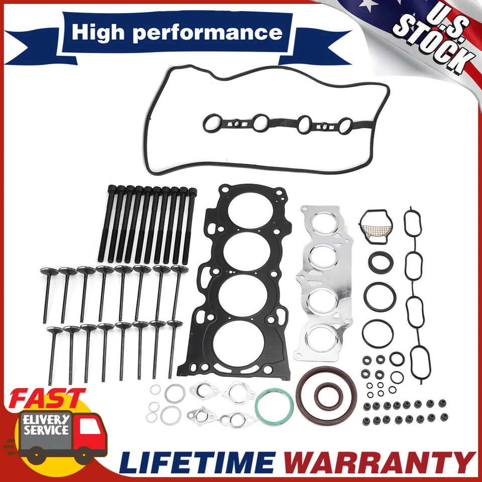 Head Gasket Set w/ Bolts ForToyota Camry Rav4 Highlander Scion TC 2.4L DOHC MLS - Image 1 of 4