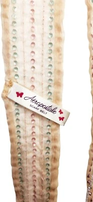 Cinturón Bufanda De Colección Y2k 2000 Secuencia Aéropostale Cuentas 60" Pulgadas Foto 1 de 4