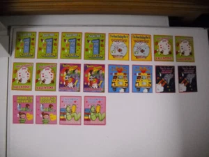 Set of 20 School-Themed Sucker-Holding Valentine Cards 2002 Sherwood Brands Cute - Picture 1 of 3