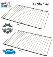 2 x UNIVERSAL Cooker Oven Shelves Wire Shelf Rack Grill Racks Spare Oven Trays