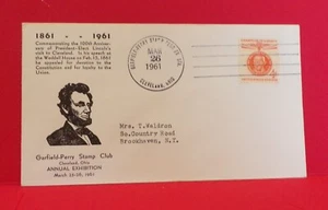 Stamps - 1861-1961, 100th Anniversary of President-Elect Lincoln's Visit to Clev - Picture 1 of 1