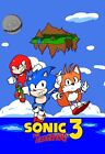 NEW SONIC THE HEDGEHOG POSTER PREMIUM WALL ART PRINT A5-A1 SIZE