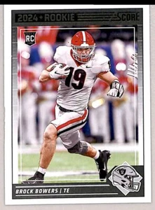 2024 Score Brock Bowers RC Las Vegas Raiders #310 - Picture 1 of 2