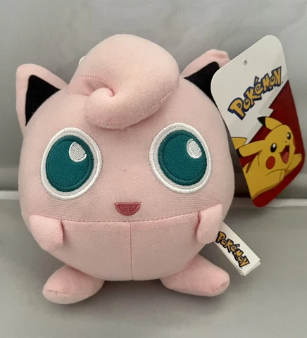 Brand New Pokemon Jigglypuff Plush 7" Toy Factory Stuffed Animal Plushie Pink Cover