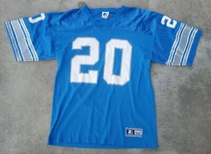 vintage barry sanders starter jersey size 52 - Picture 1 of 6