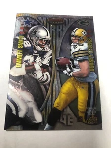 EMMITT SMITH LEVENS MARCUS ALLEN GEORGE MIRROR IMAGE 1997 BOWMANS BEST M14 - Picture 1 of 2