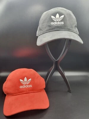 Lote de gorras de béisbol Adidas de terciopelo para mujer gris rosa gorra con tirantes informal  Foto 1 de 4