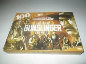 100 Greatest Gunslinger Classics Movies 24 Disc Set DVD 2012 - Imagen 1 de 2