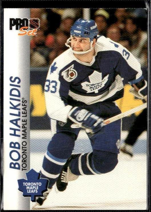 1992-93 Pro Set #190 Bob Halkidis - Image 1 of 2
