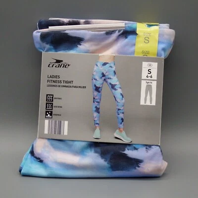 Medias de fitness NIP CRANE para mujer talla 4-6 (S) azul multicolor camuflaje como patrón Foto 1 de 4