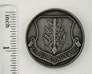 AIR FORCE 97TH AIR MOBILITY WING ALTUS GLOBAL REACH FOR AMERICAN CHALLENGE COIN - Picture 1 of 2