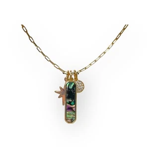 Collana Believe by Brilliance Dream 18" placcata oro 14kt lampeggiante NUOVA - Foto 1 di 2