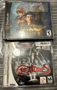 Shenmue and Nightmare Creatures II - Sega Dreamcast - 2000 - GREAT CONDITION CIB - Picture 1 of 8