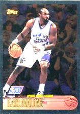 1996-97 TOPPS NBA AT 50 KARL MALONE UTAH JAZZ #178 (11V5)