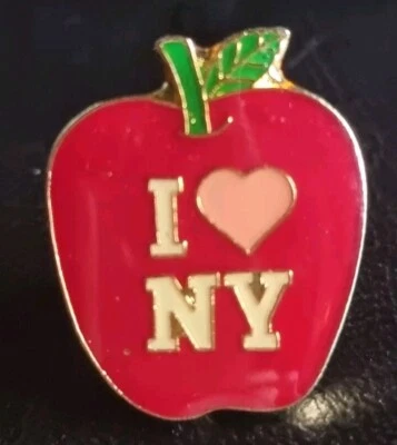  I LOVE NY Pin Anstecker Big Apple Vintage - Bild 1 von 3