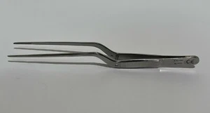 V. Mueller NL1550 Adson Forceps Bayonet Fine Serrated Tips 7 1/8” - Picture 1 of 4