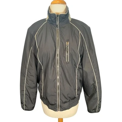 Chaqueta para mujer Lauren Ralph Lauren LRL esquí activo forrada negra plateada talla grande Foto 1 de 4