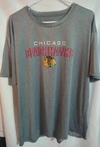 Camiseta gris Chicago Blackhawks NHL XXL para hombre - Imagen 1 de 6