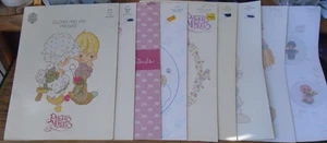 Lot of 9 Precious Moments Cross Stitch Pattern Books Designs by Gloria & Pat - Picture 1 of 12