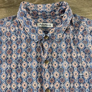 Tommy Bahama Shirt Mens XXL Silk All Over Print Camp Relax Cruise Vacation - Picture 1 of 15
