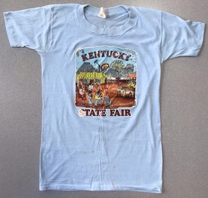 Vintage Kentucky State Fair T-Shirt Thunderbird Sportswear Single Stitch M *READ - Picture 1 of 13