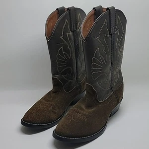 ACME braune Wildleder Leder Cowboystiefel Kinder (Mängel lesen) Kinder 4 - Bild 1 von 16