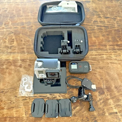 GoPro HERO3+ Black Camera, Accessories, Wifi Remote, Case - SKU#1986644 - Image 1 of 4