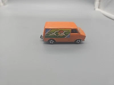 PlayArt Chevrolet G20 Chevy Custom Van naranja. Hong Kong. DieCast. aprox 1/64 Foto 1 de 4