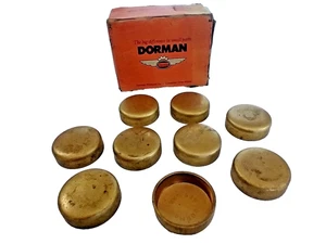 (Lot of 9) Brass Cup Expansion Plug Size 1-7/32 DORMAN 565-022 - Picture 1 of 4