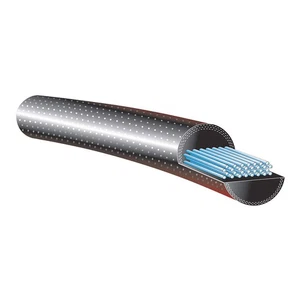GATES 9 X 250 RE BELT Endless Round Belt,Solid,9/16 In,Rubber 1NKK5 - Picture 1 of 1