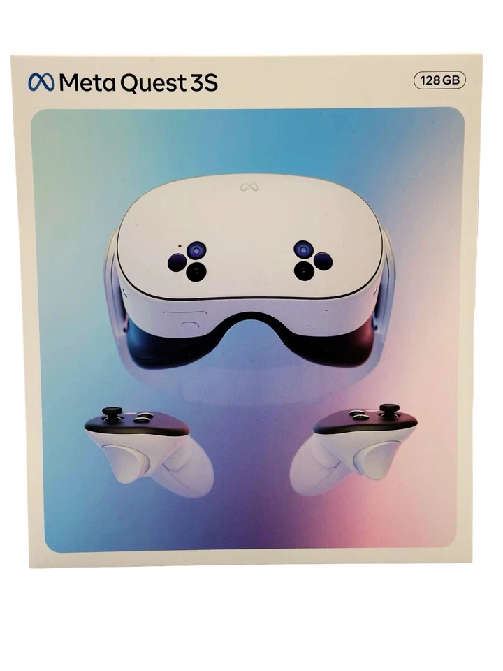 META Quest 3S 128GB All-in-One-Headset VR Brille - Weiß - Bild 1 von 1