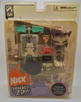 Figura sellada 2005 Gaz Invader Zim Palisades Nickelodeon coleccionable Foto 1 de 4