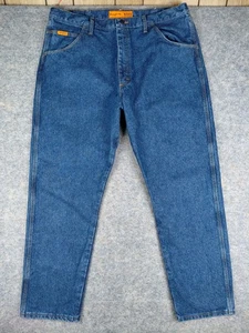 Wrangler FR Jeans Herren 40x32 Blau Denim Relaxed Fit Riggs Workwear FR3W050 40x31 - Bild 1 von 22