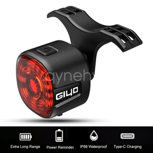 Luz Trasera Bicicleta USB Recargable LED Bicicleta Ciclismo Luz Trasera Impermeable Nueva - Imagen 1 de 16