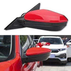 Red Power Side View Mirror Left Side Fit For Honda Civic Sedan 2016-2020 - Bild 1 von 12